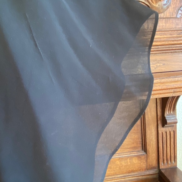 NWOT SHEER SCARF EVENING TOP - Picture 3 of 6